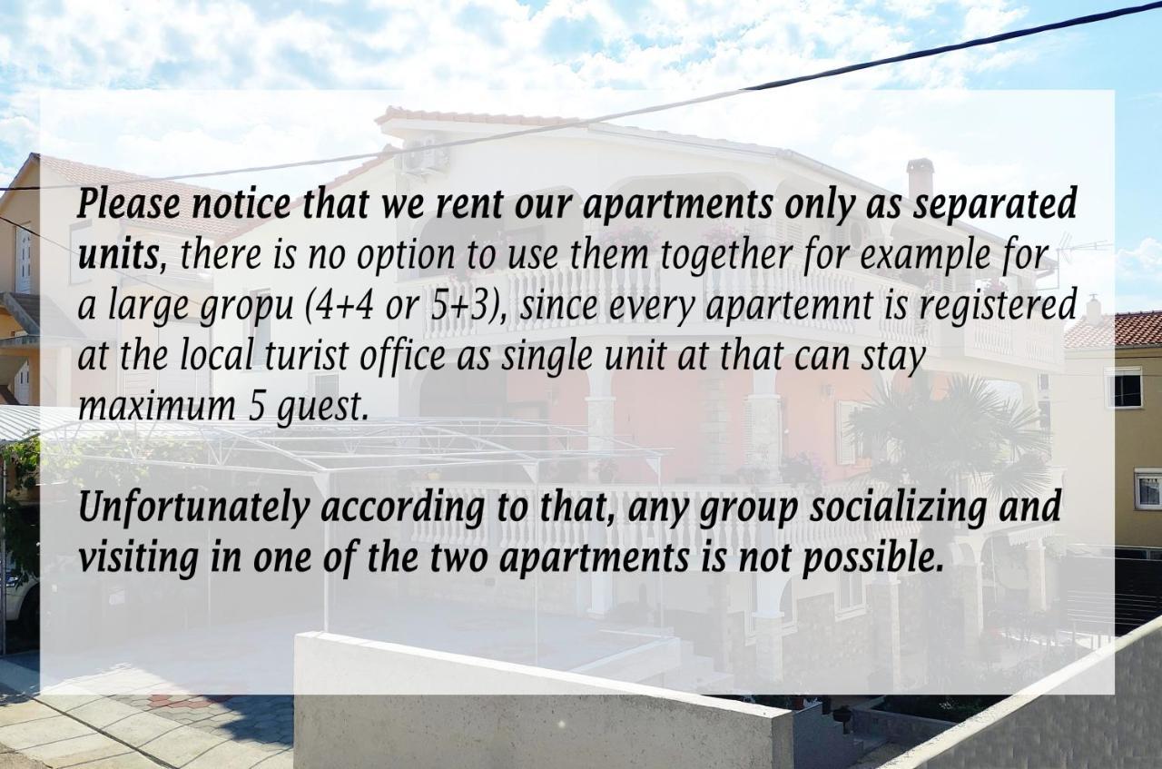 Modern 3Br Apartments In Zadar With Balcony Or Terrace, Free Parking & Ac Esterno foto